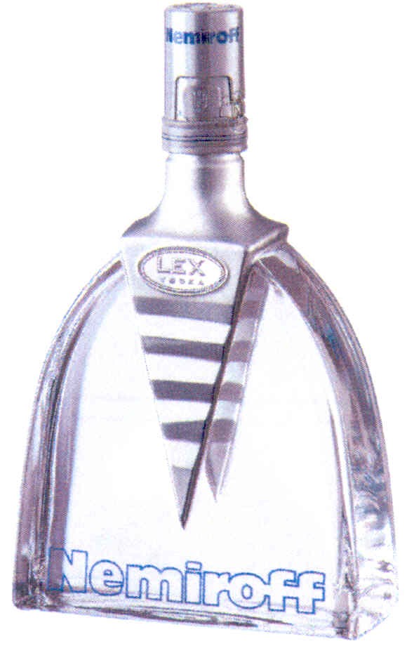 Торговая марка nemiroff; lex vodka; lex; vodka