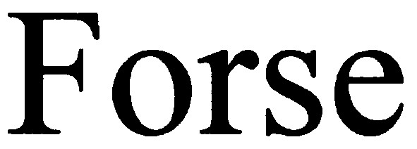 Торговая марка forse