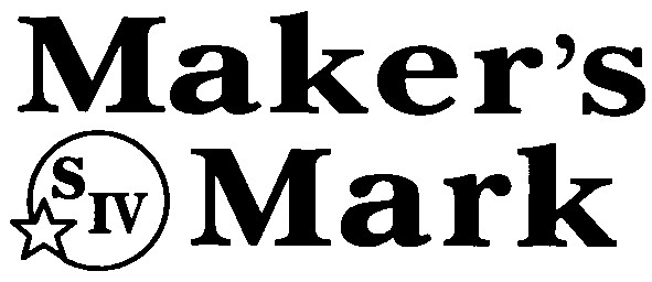 Торговая марка maker's; mark; s; iv; siv; s iv