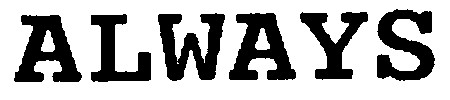 Торговая марка ALWAYS
