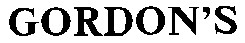 Торговая марка gordon's