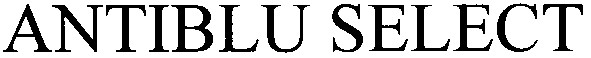 Торговая марка antiblu select; antiblu; select